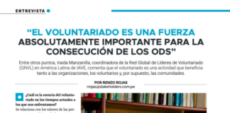 LA FUERZA DEL VOLUNTARIADO – Entrevista a Iraida Manzanilla Guerra